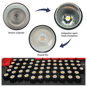 fabrication luminaire led